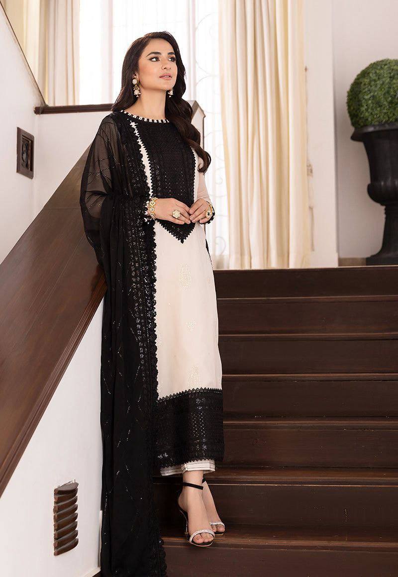 Graceful Black Color Palazzo Suit With Dupatta