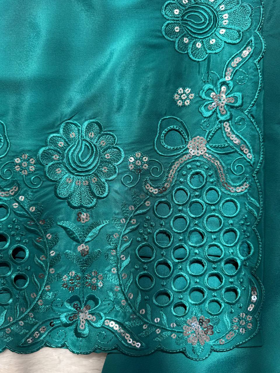 Pretty Sky Blue Color Crepe Silk Palazzo Suit