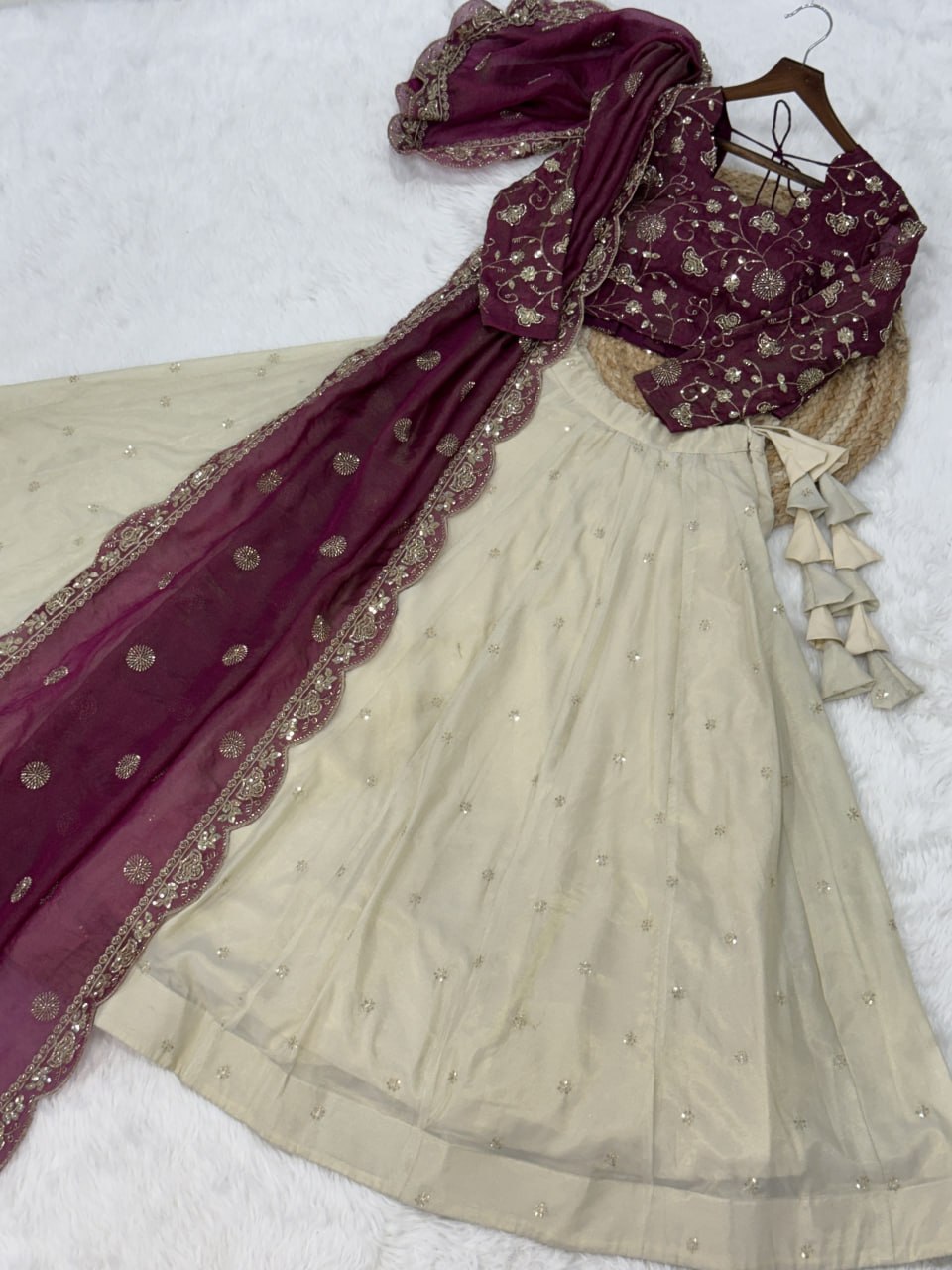Fantastic Pink Color Zari Sequence Embroidered Work Lehenga Choli