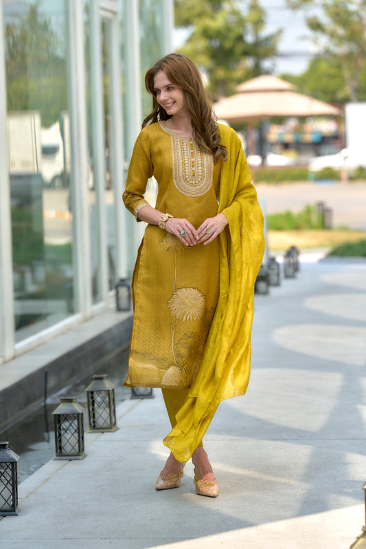 beautifully designed kurta set that seamlessly combines tradition with modern elegance.