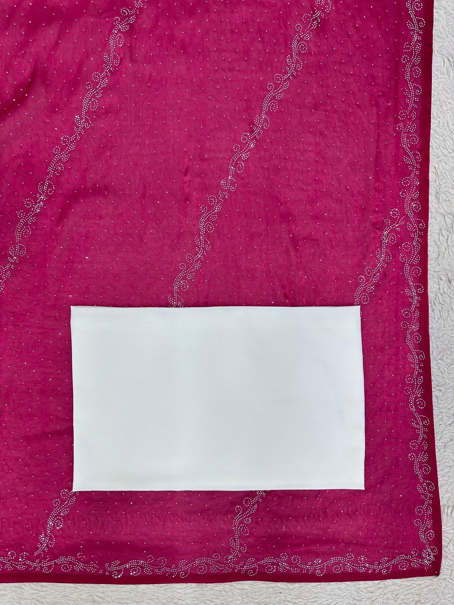 Embellished Work Wine Color Party Wear Saree