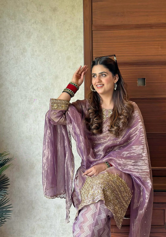 Charming Sequence Work Pink Color Salwar Suit