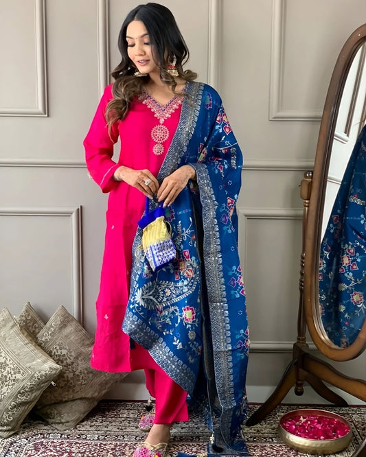 Beautifully designed that seamlessly combines tradition kurta set