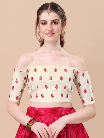 Digital Printed Pink Color Silk Lehenga Choli