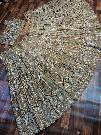 Classic Malai Silk Brown Color Bridal Lehenga Choli