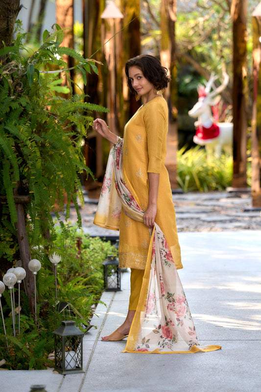 beautifully designed kurta set that seamlessly combines tradition with modern elegance.