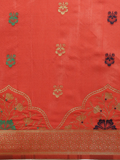 Wonderful Red Color Banarasi Silk Saree