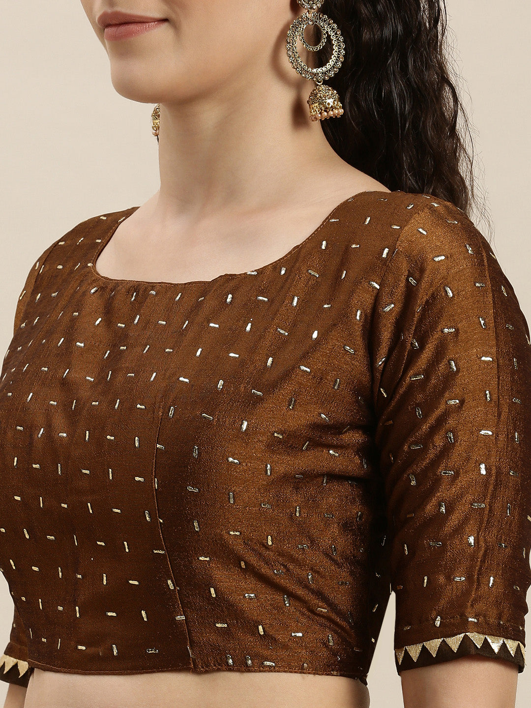 Stylish Yellow Golden Stones Work Art Silk Saree