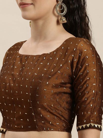 Stylish Yellow Golden Stones Work Art Silk Saree