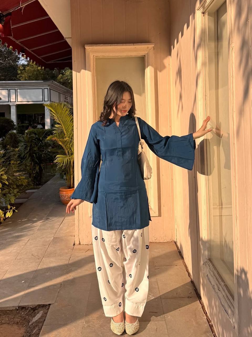 Function Wear Rayon Thread Work Designer Farshi Salwar Suit