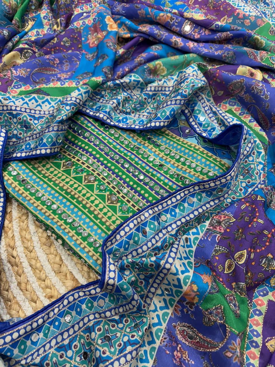 Occasion Wear MultiColor Desigenr Saree