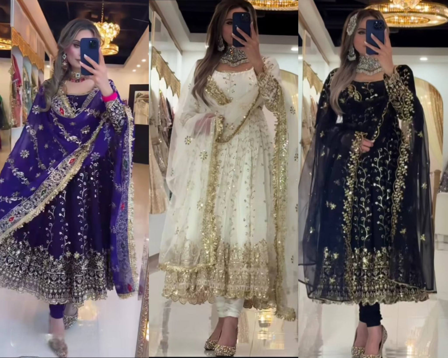 Fancy Wear Georgette Embroidered Designer Anarkali Suit