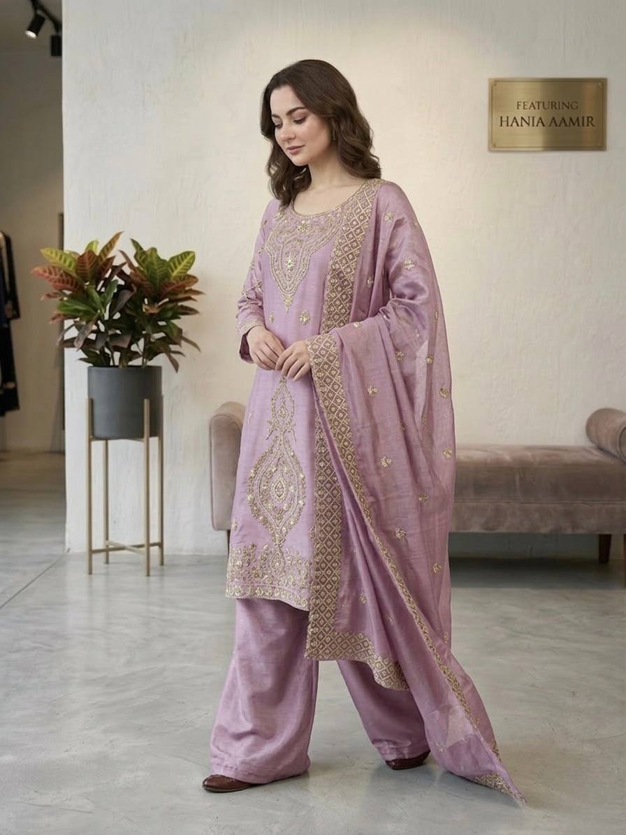 Party Wear Yellow Color Embroidery Beads Work Sharara Suit Set