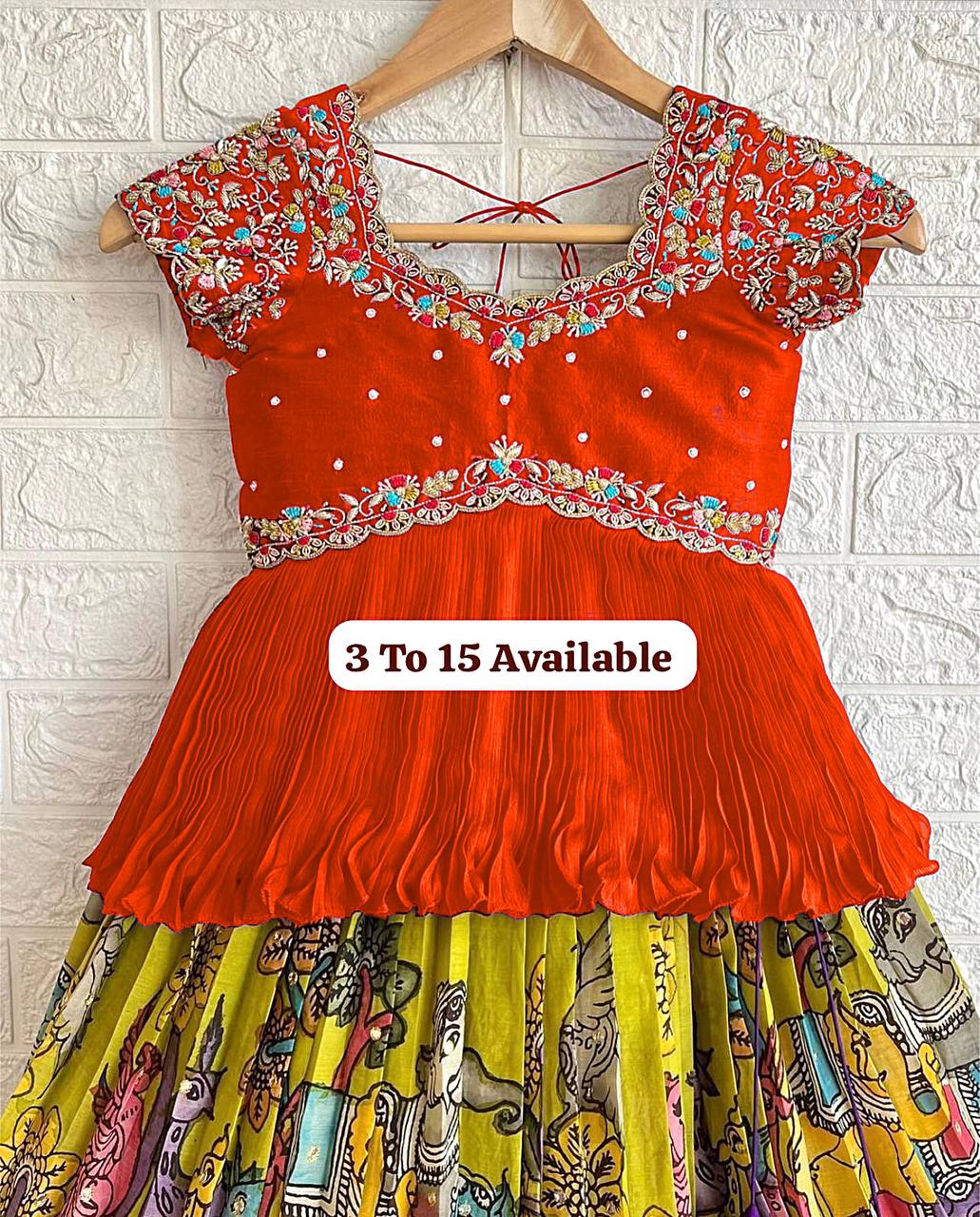 Designer Kediya Style Printed Lehenga Set