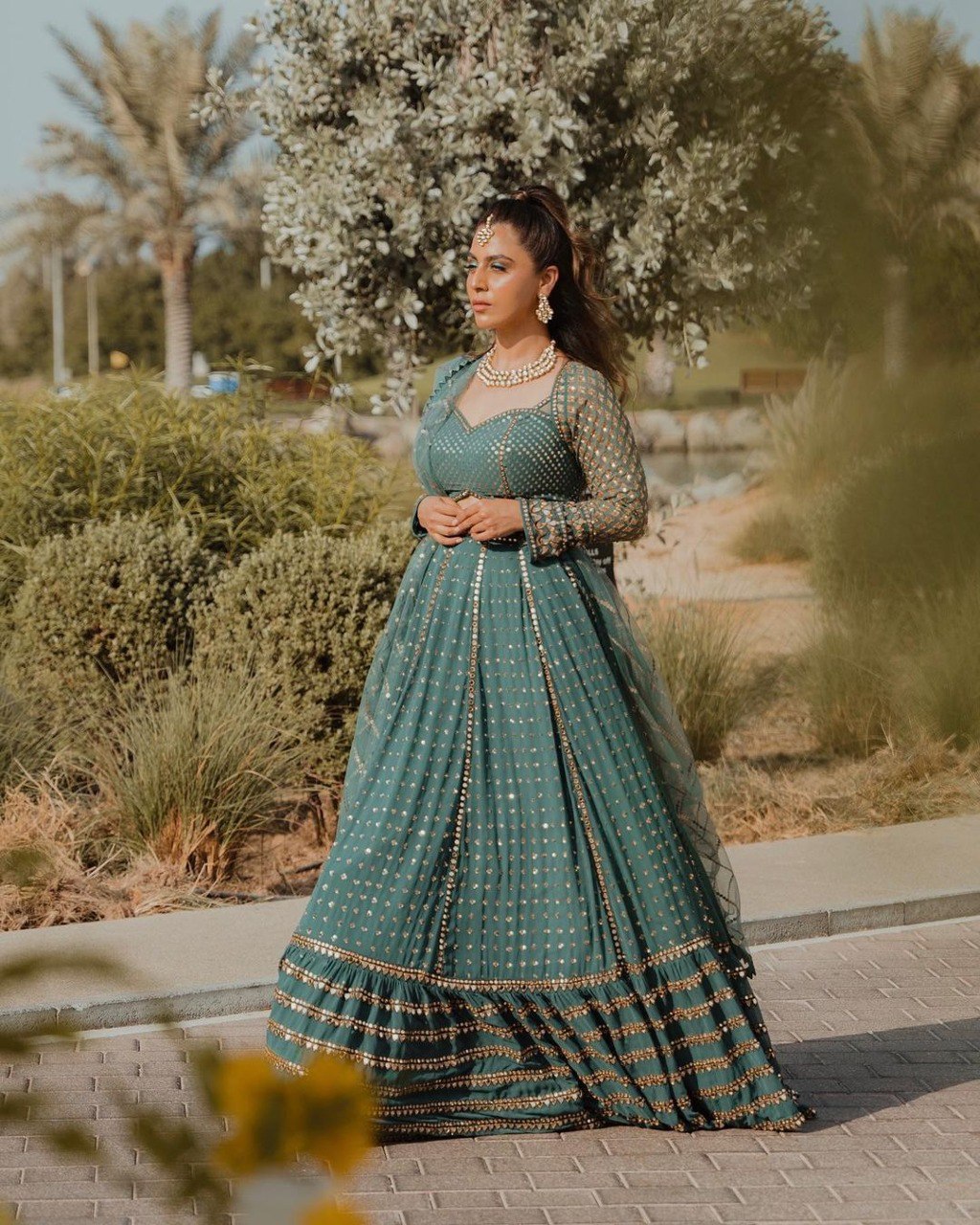Admiring Maroon Color Rayon Cotton Embroidered Thread Work Salwar Suit