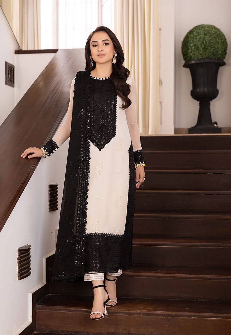 Graceful Black Color Palazzo Suit With Dupatta