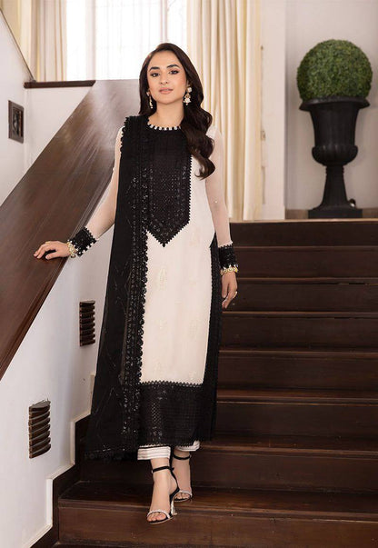 Graceful Black Color Palazzo Suit With Dupatta