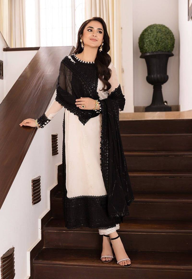 Graceful Black Color Palazzo Suit With Dupatta