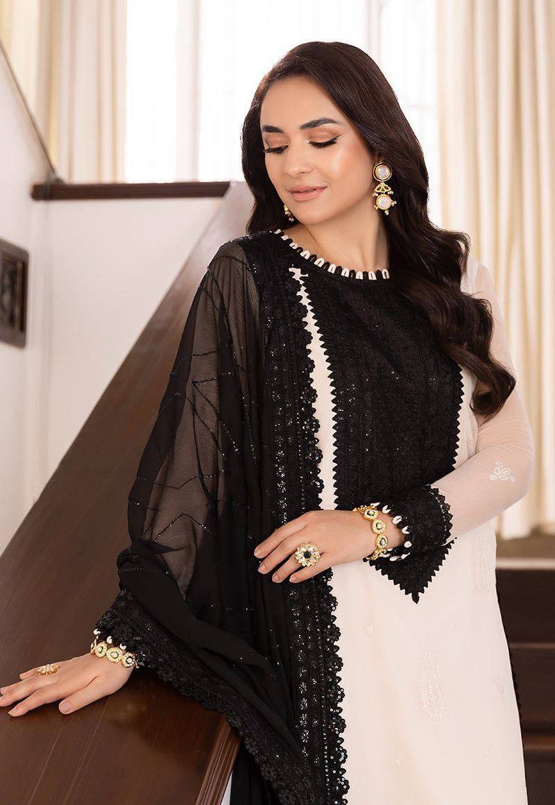Graceful Black Color Palazzo Suit With Dupatta