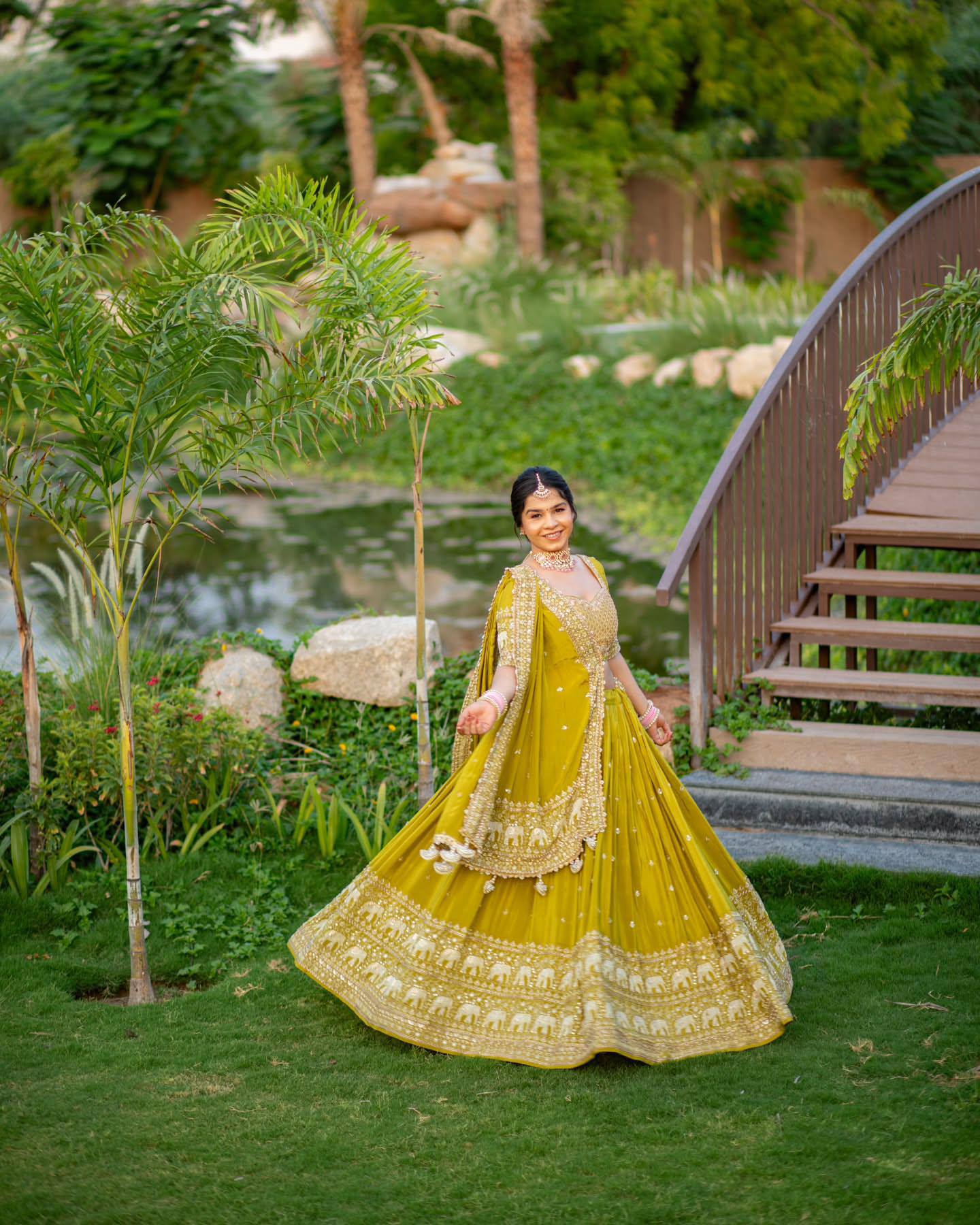 Bridal Wear Haldi Special Yellow Color Fox Georgette Heavy Embroidery Thread &amp; Sequence Work Lehenga Choli
