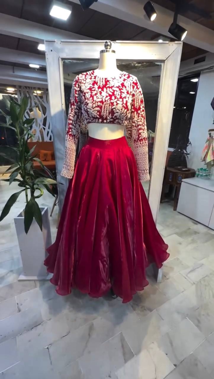 Wonderful Pink Color Sequence Lehenga Choli Set