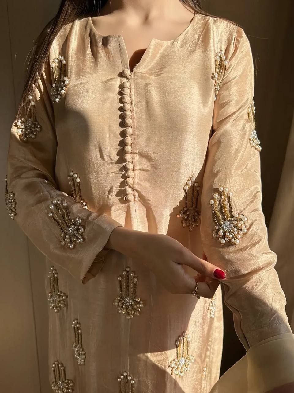 Exclusive Pink Color Sequence Embroidered Palazzo Suit With Dupatta