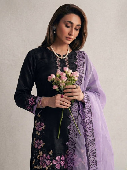 Marriage Special Purple Color Sequence Embroidered Farshi Suit With Dupatta