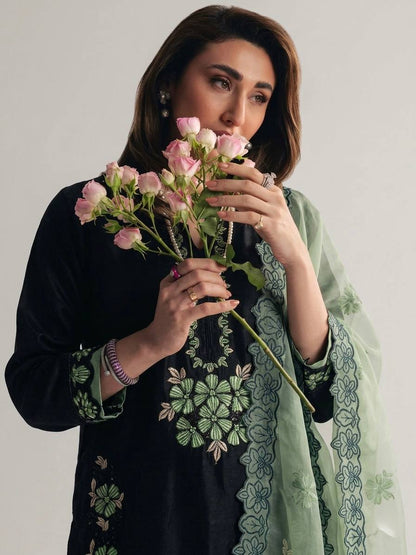 Sangeet Wear Green Color Sequence Embroidered Farshi Suit With Dupatta