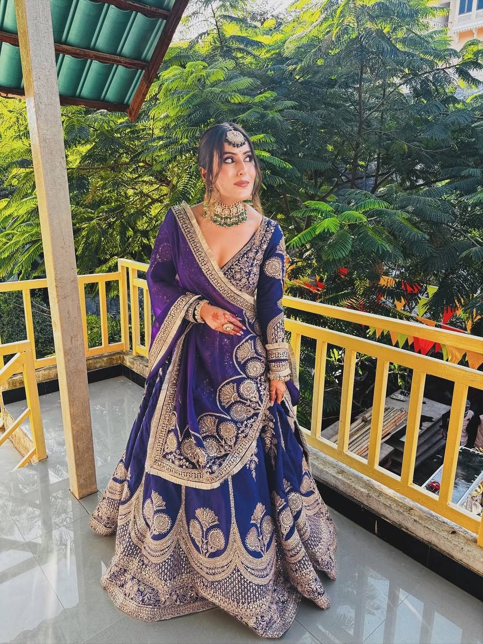 Luxuriant Purple Sequence Embroidered Lehenga With Dupatta