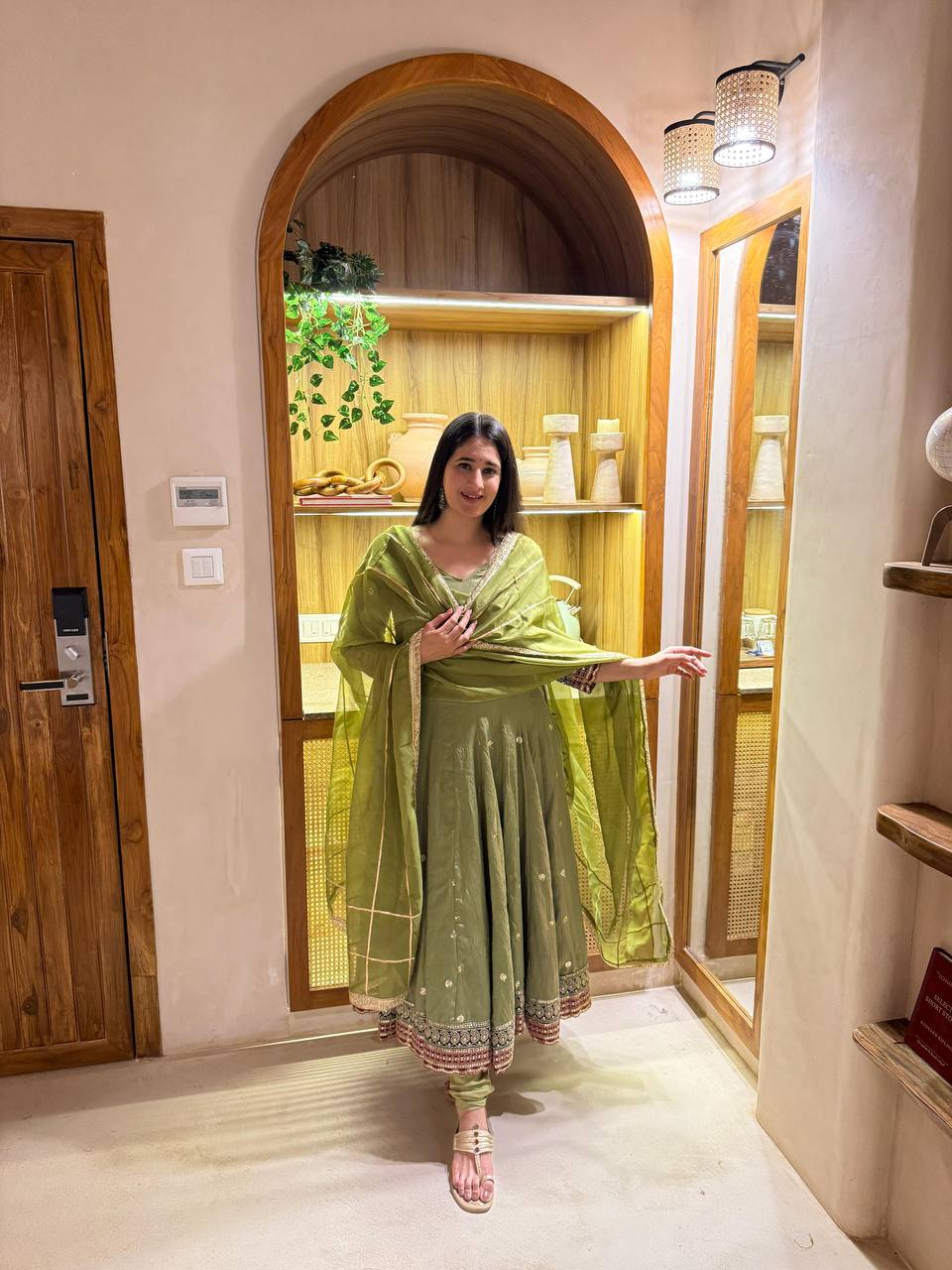 Wedding Wear Green Color Sequence Embroidered Anarkali Suit