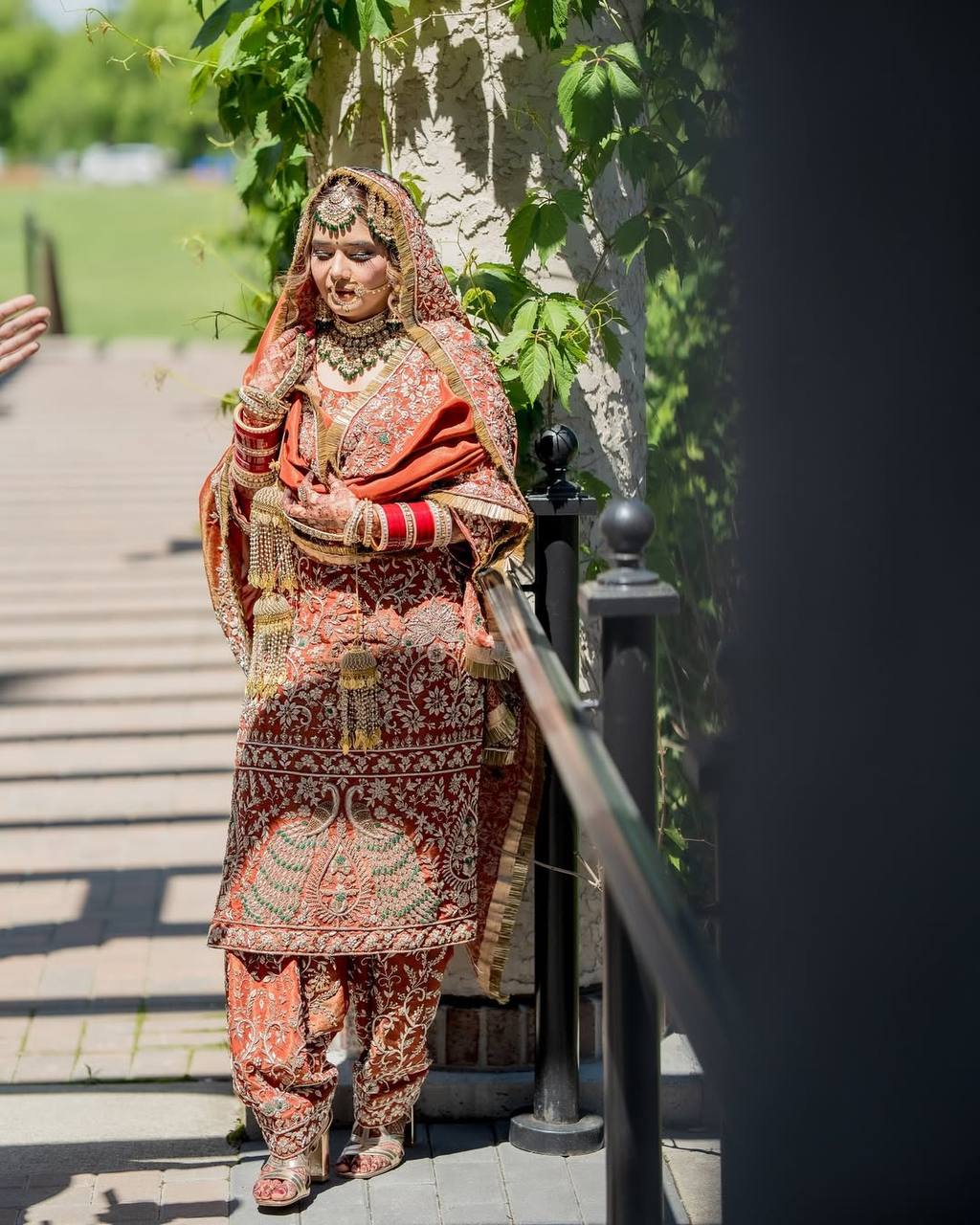 Delightful Orange Color Heavy Embroidered Sequence Work Salwar Suit