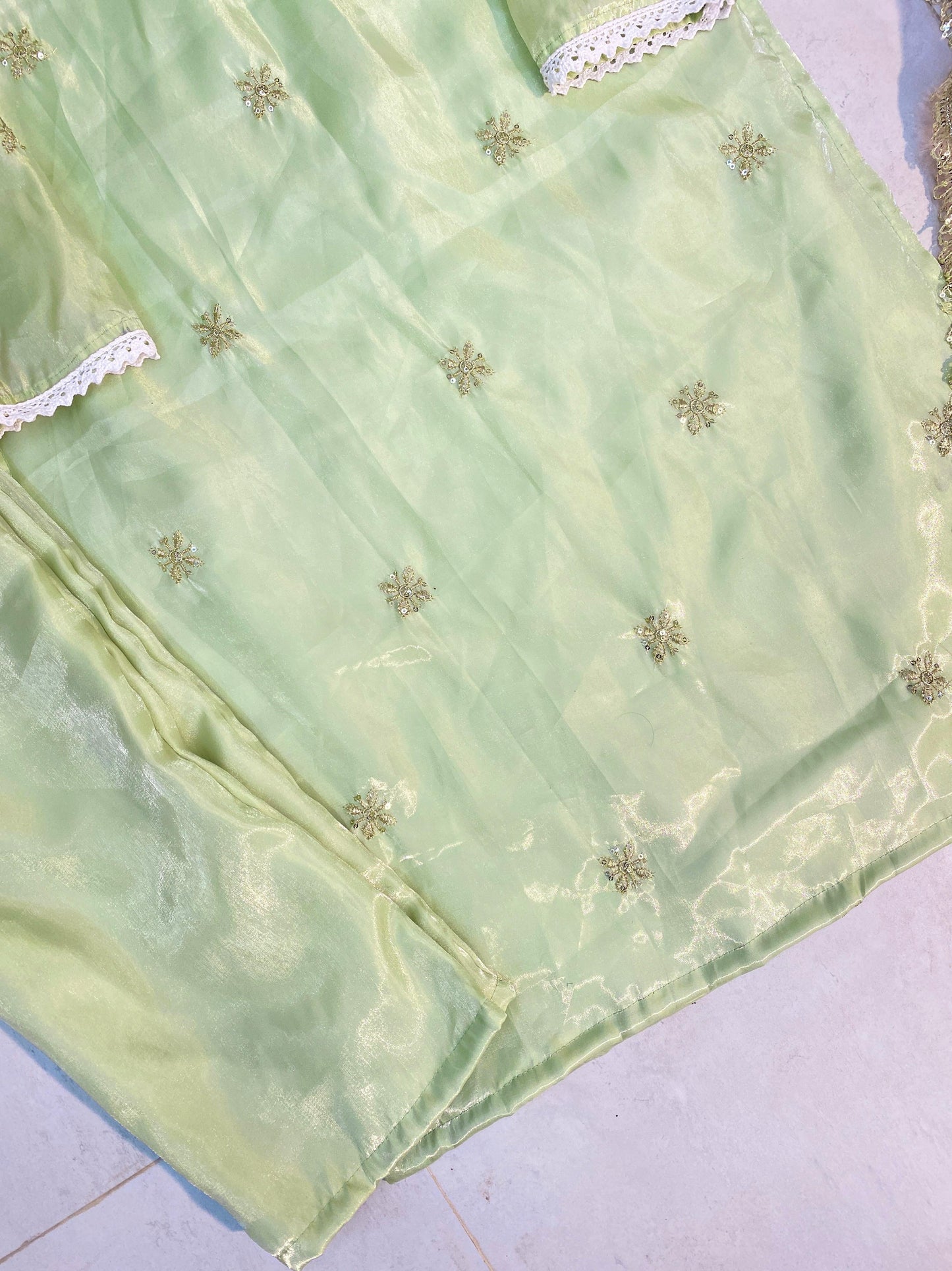 Captivating Jimmy Choo Pista Color Salwar Suit