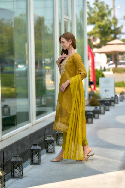 beautifully designed kurta set that seamlessly combines tradition with modern elegance.