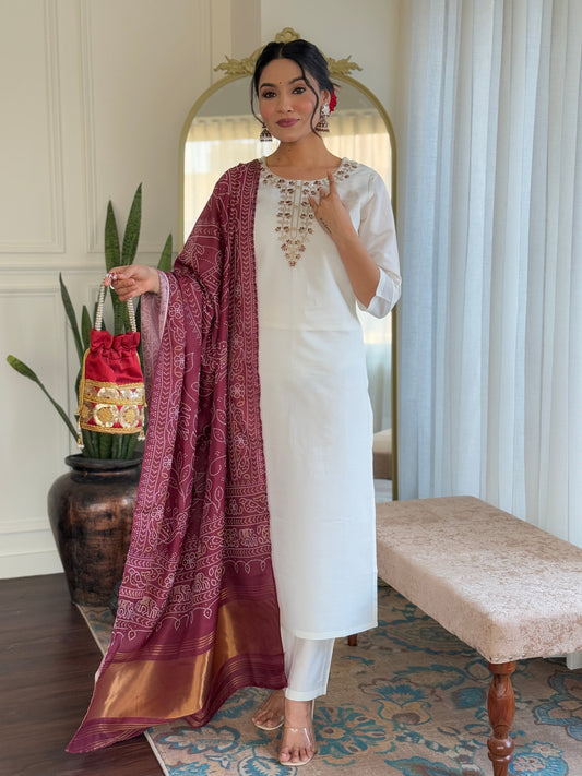 Beautifully designed that seamlessly combines tradition kurta set