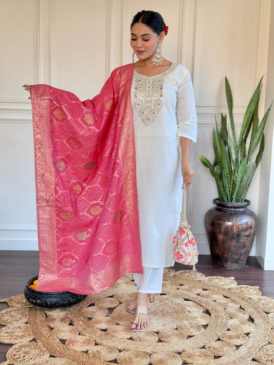 Beautifully designed that seamlessly combines tradition kurta set