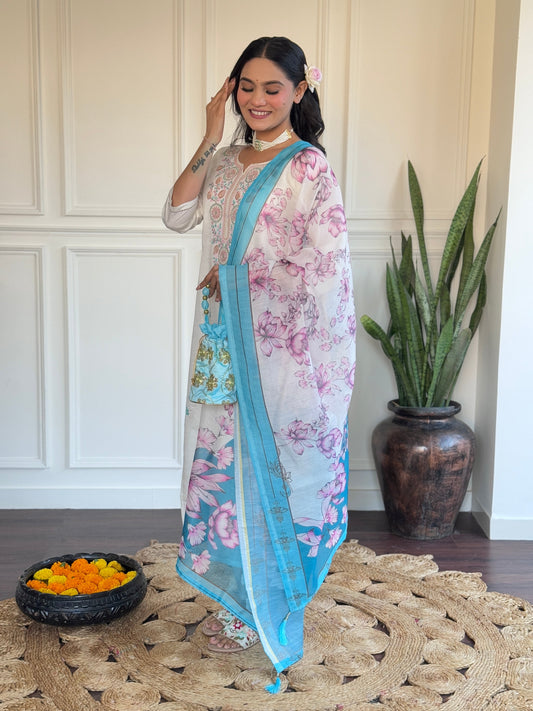 Beautifully designed that seamlessly combines tradition kurta set