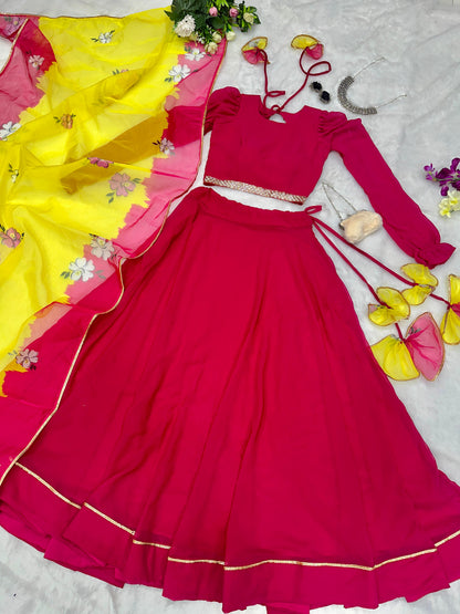 Pink Color Lehenga Choli