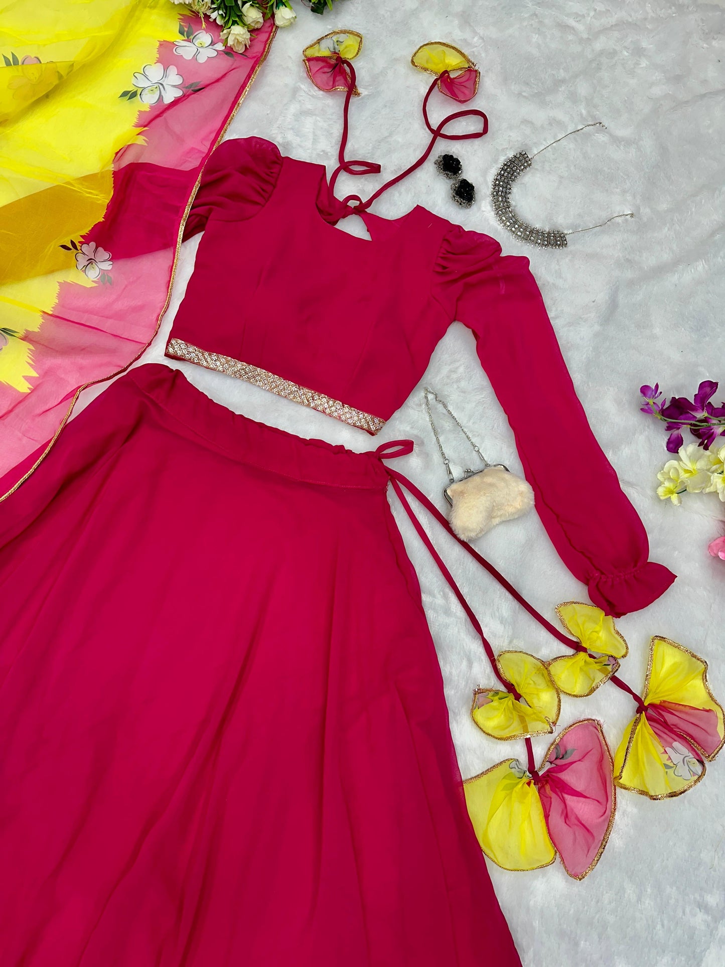 Pink Color Lehenga Choli