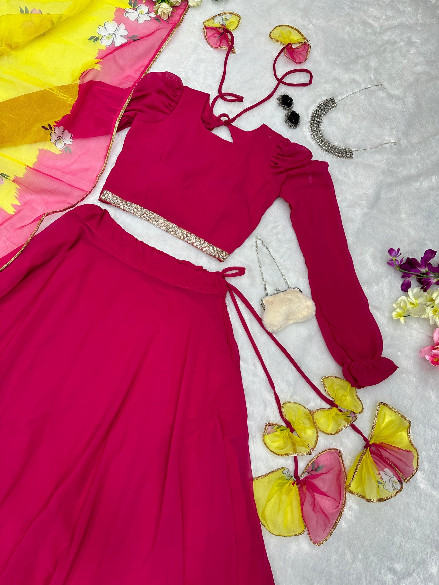Pink Color Lehenga Choli