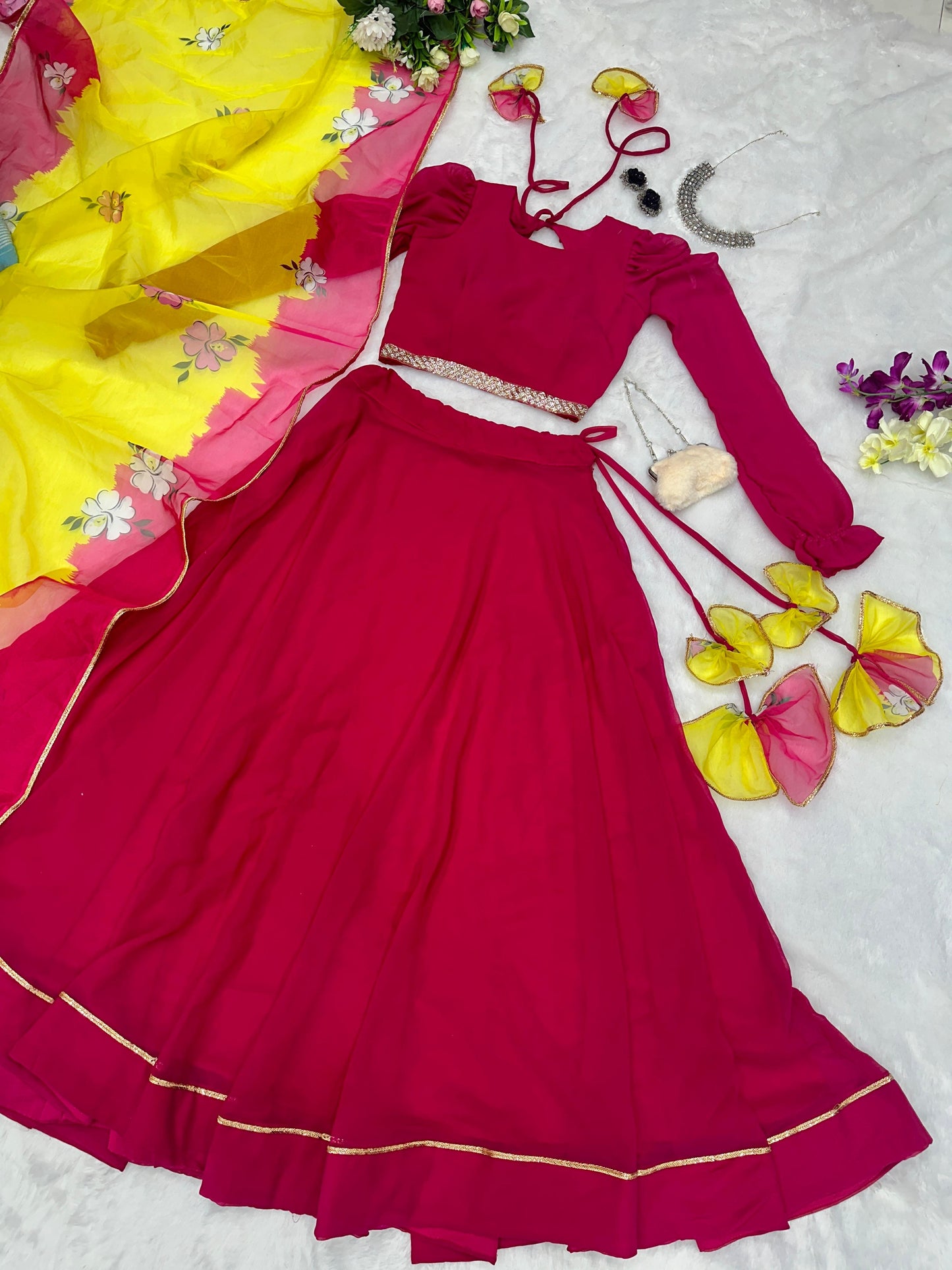 Pink Color Lehenga Choli