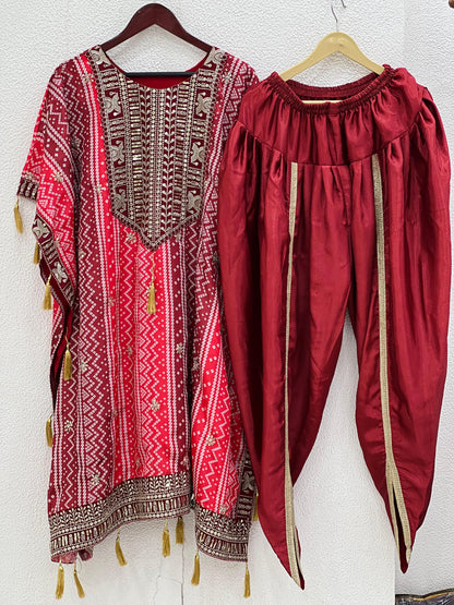 Marvelous Multi Color Pure Chinon Silk With Embroidery Sequence Work With Beautiful Digital Printed Salwar Suit