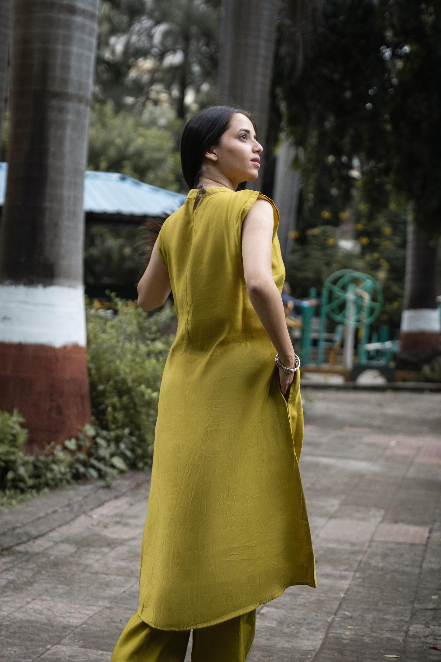 Haldi Wear Mustard Color Mirror Hand Work Designer Palazzo Suit