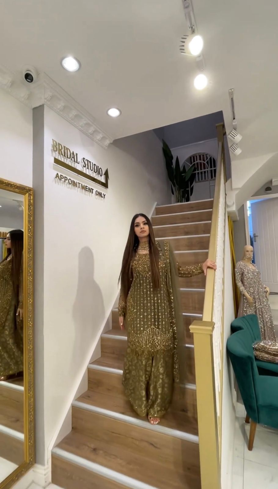 Party Wear Mahendi Green Color Heavy Faux Georgette With Embroidery Sequences Work Designer Palazzo Suit
