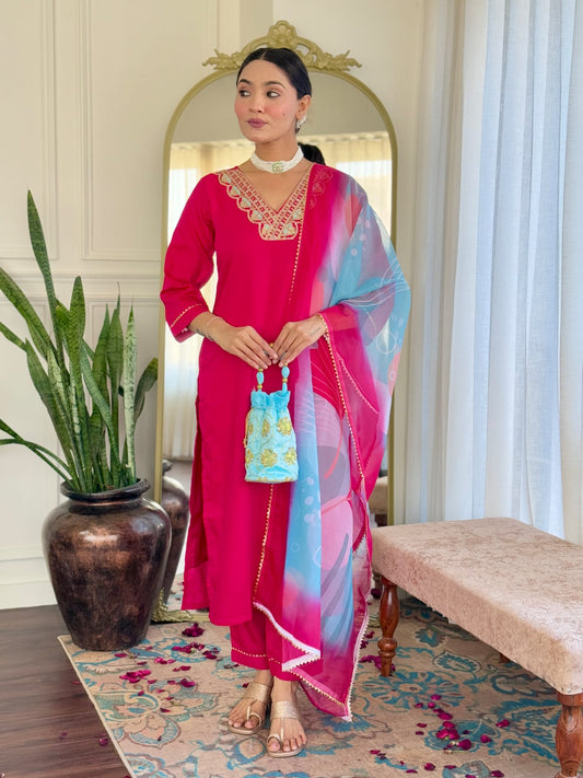 Beautifully designed that seamlessly combines tradition kurta set