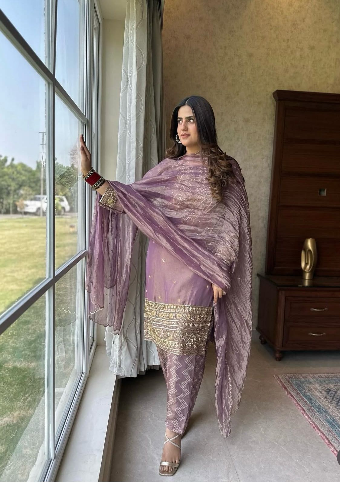 Charming Sequence Work Pink Color Salwar Suit