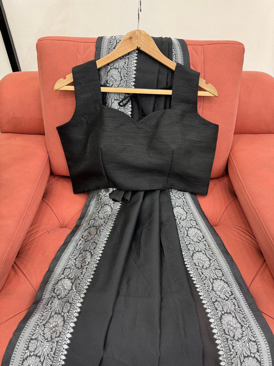 Wonderful Kota Silk Black Color Saree