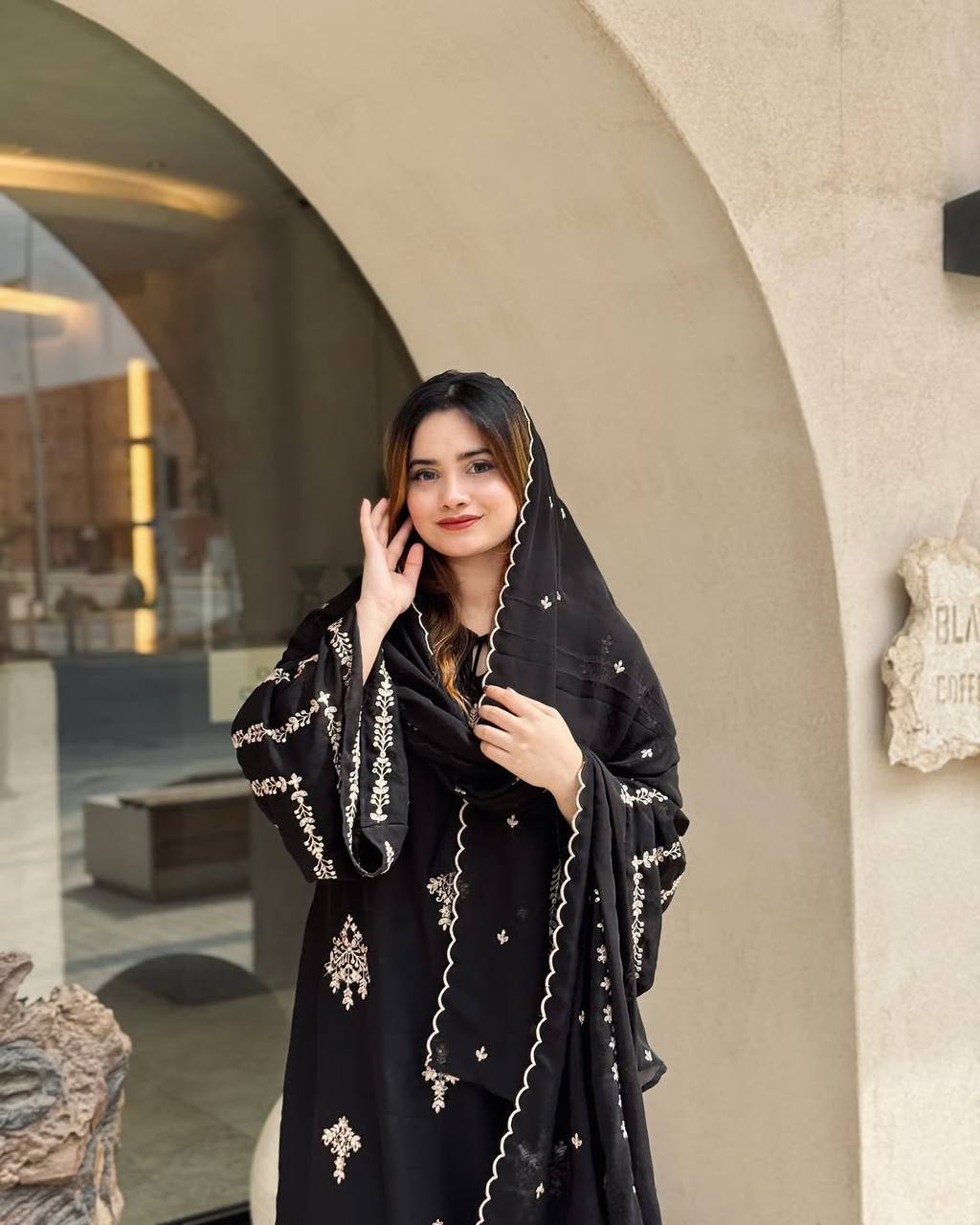 Delightful Sequence Work Black Color Salwar Suit