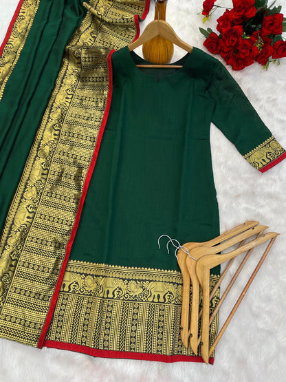 Precious Heavy Work Green Color Suitset