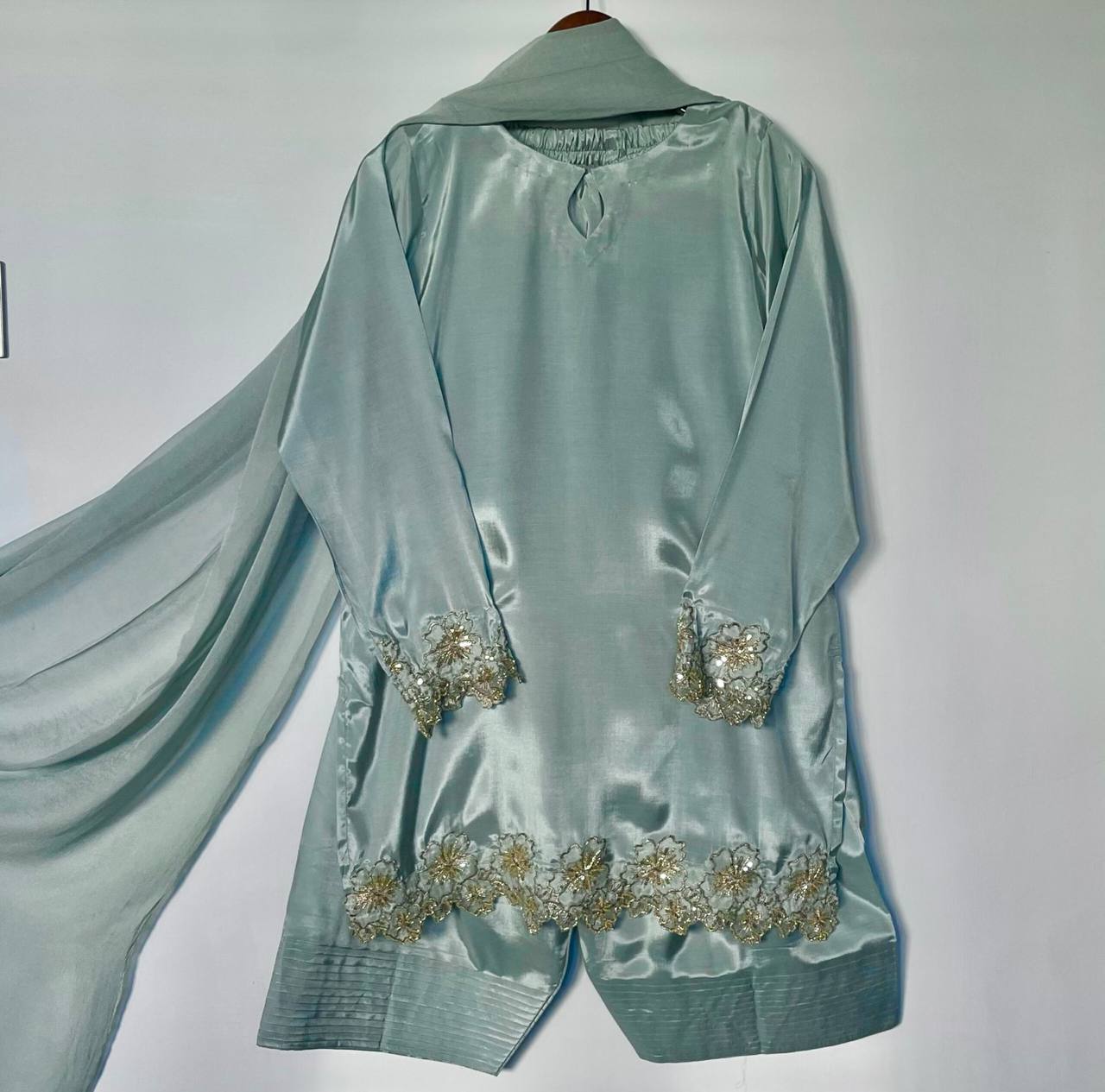 Marvelous Teal Green Color Salwar Suit
